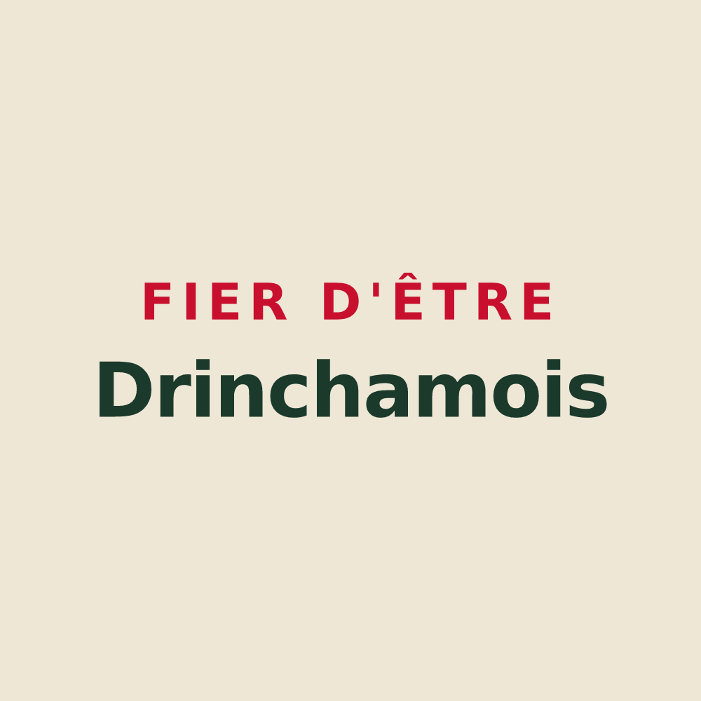 Tote bag « Fier d'être Drinchamois » — design pour Drincham