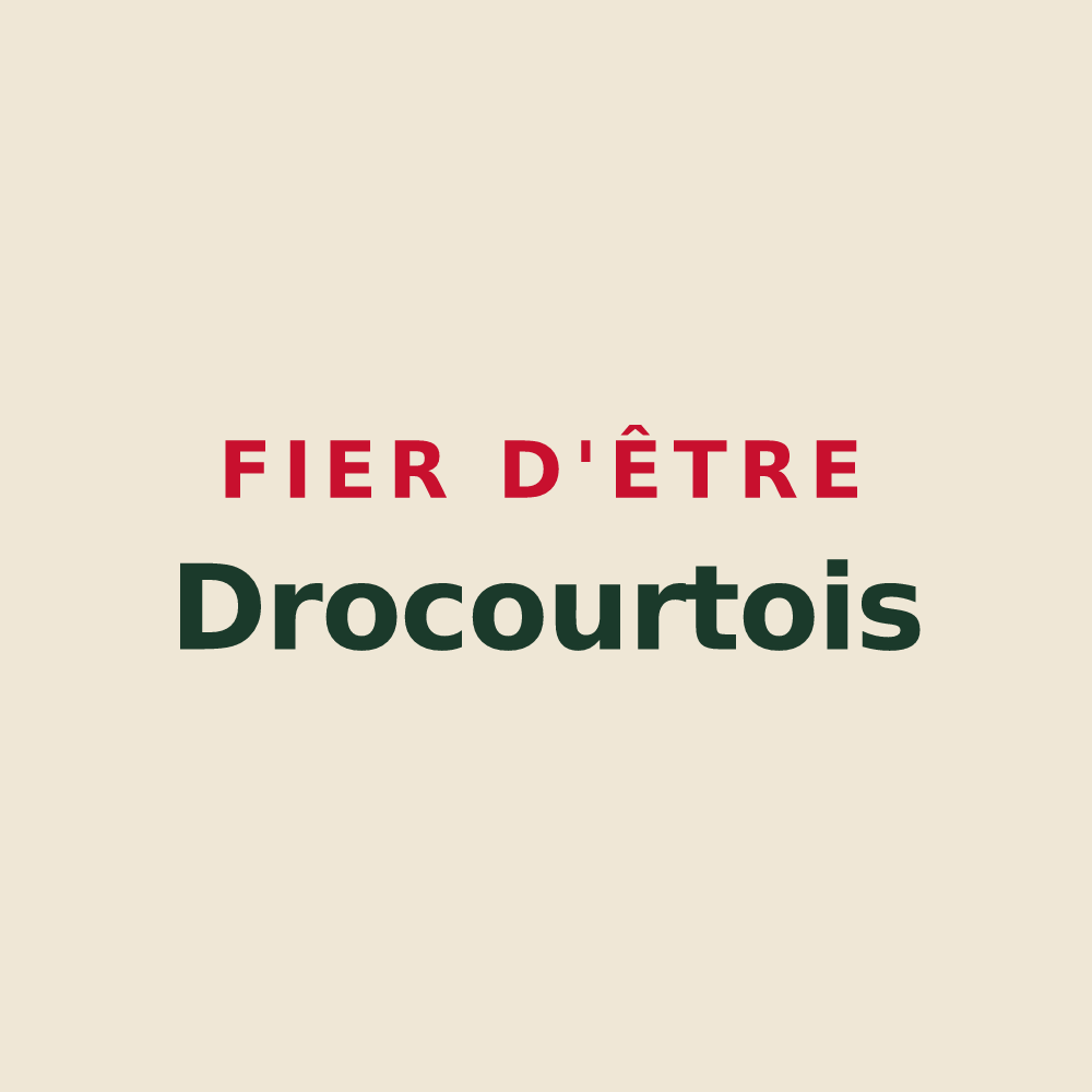 Tote bag « Fier d'être Drocourtois » — design pour Drocourt