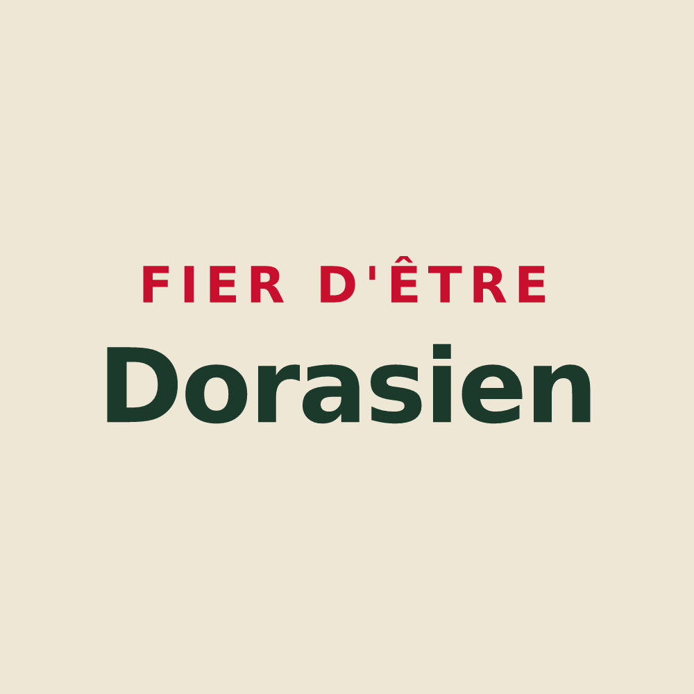 Tote bag « Fier d'être Dorasien » — design pour Droue-sur-Drouette