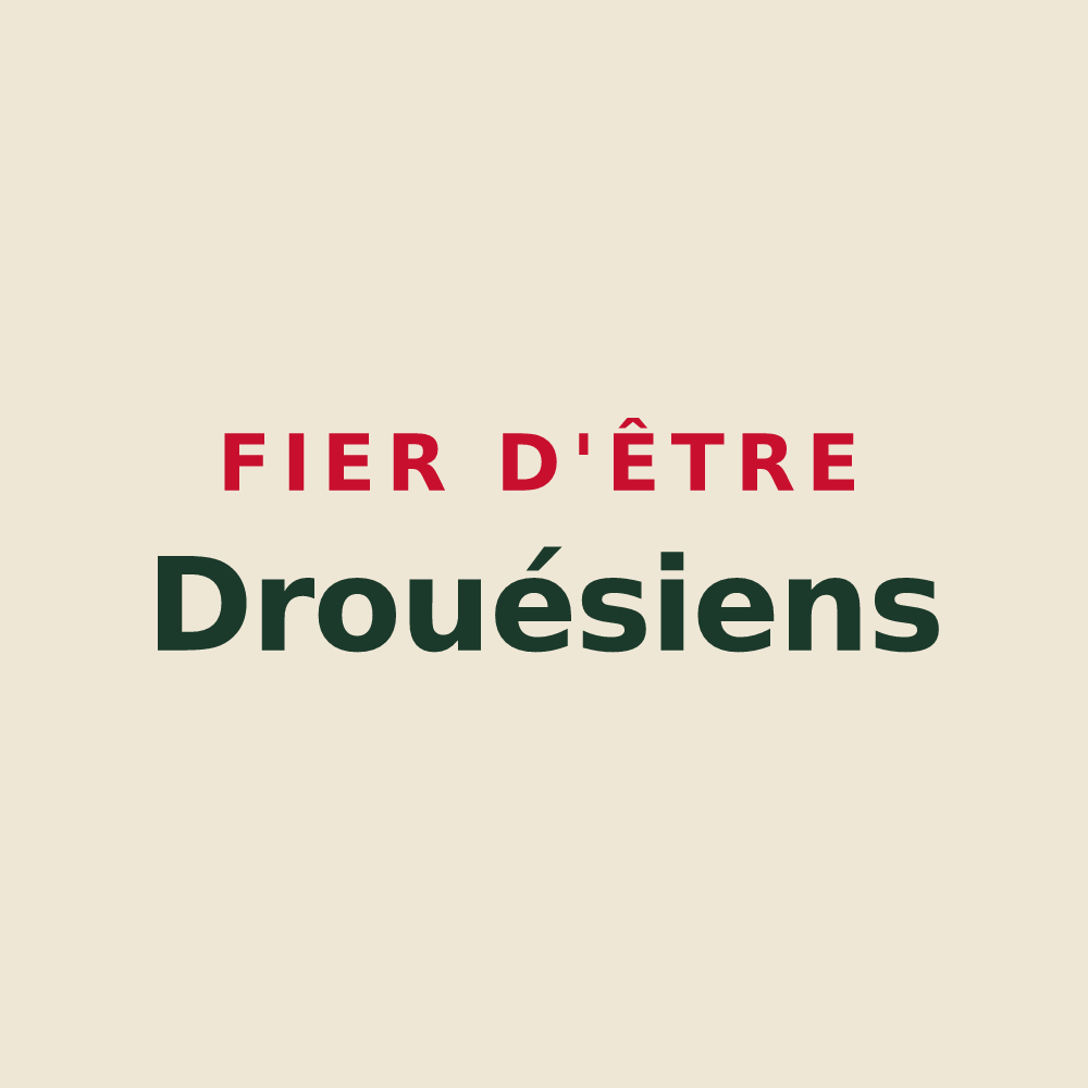 Tote bag « Fier d'être Drouésiens » — design pour Droué
