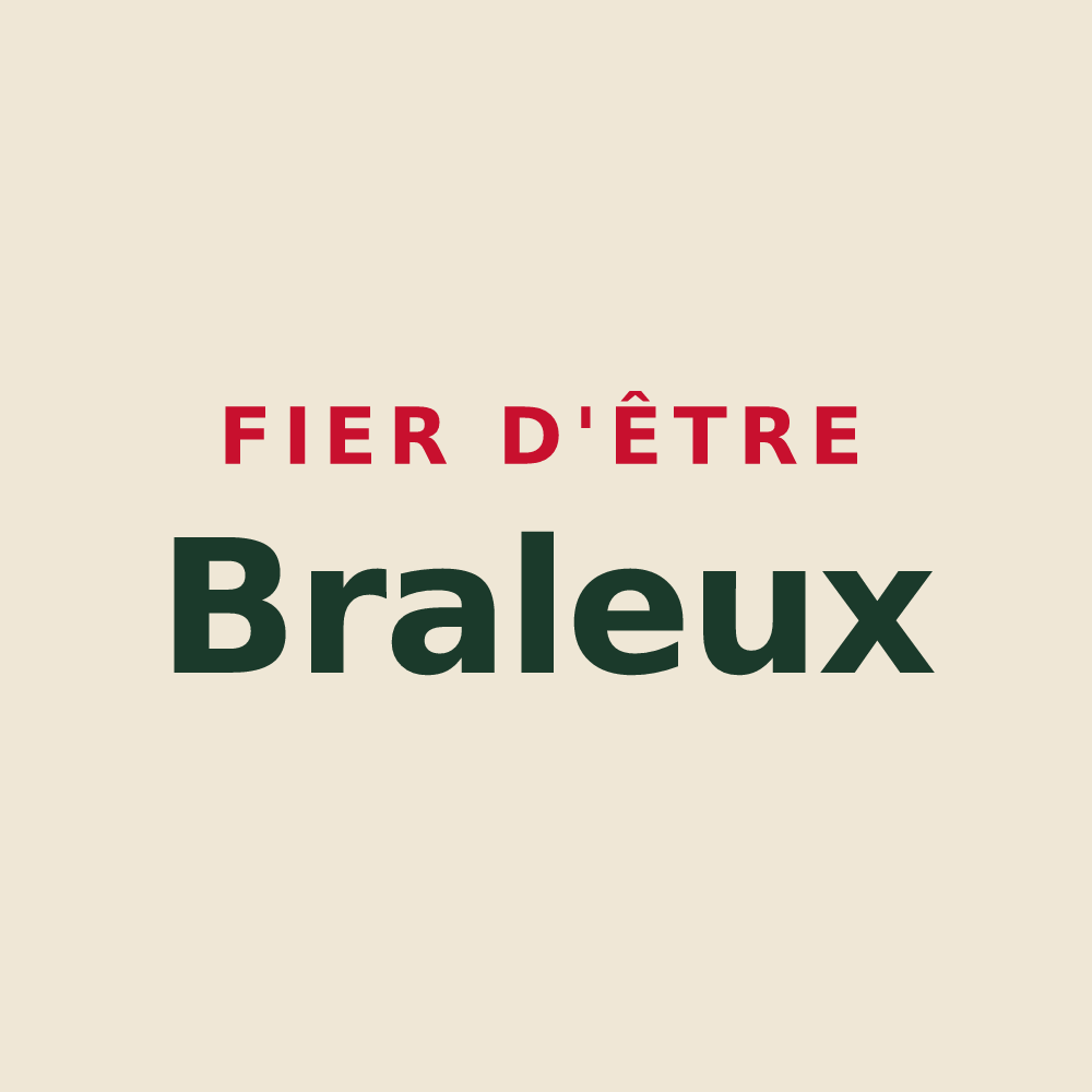 Tote bag « Fier d'être Braleux » — design pour Droupt-Saint-Basle