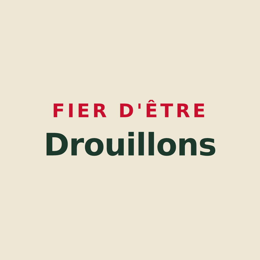 Tote bag « Fier d'être Drouillons » — design pour Droupt-Sainte-Marie