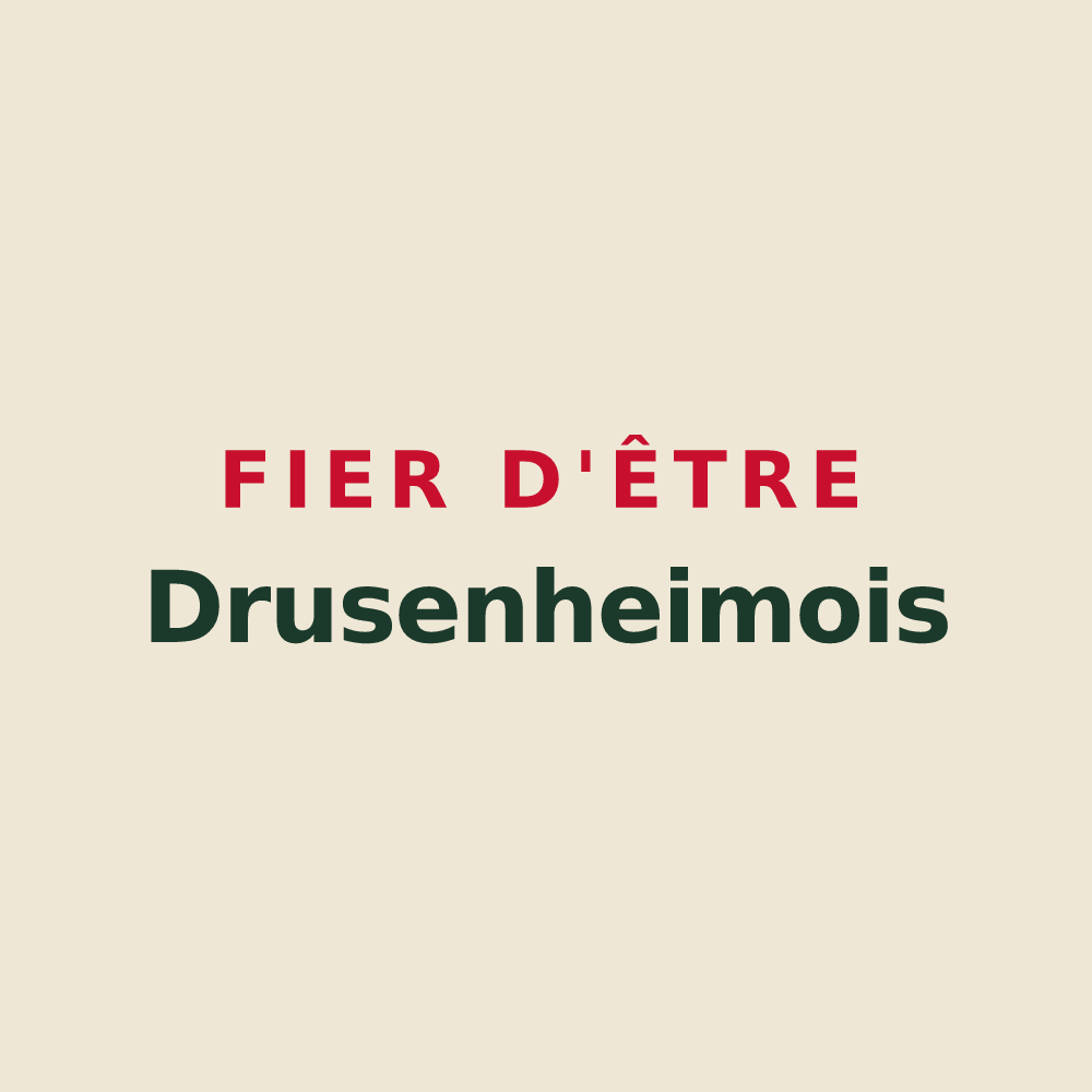 Tote bag « Fier d'être Drusenheimois » — design pour Drusenheim