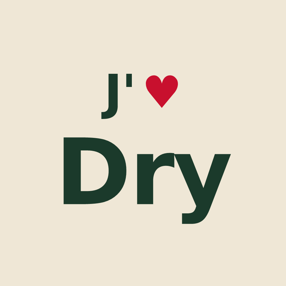 Tote bag personnalisé Dry — design J'aime Dry