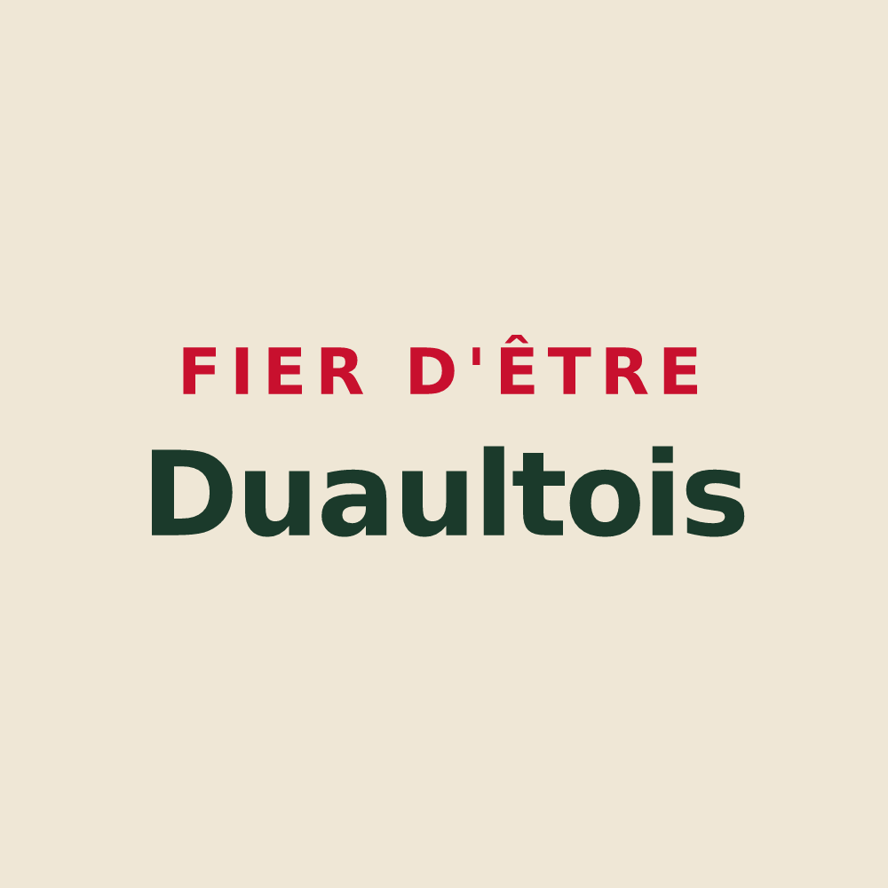 Tote bag « Fier d'être Duaultois » — design pour Duault