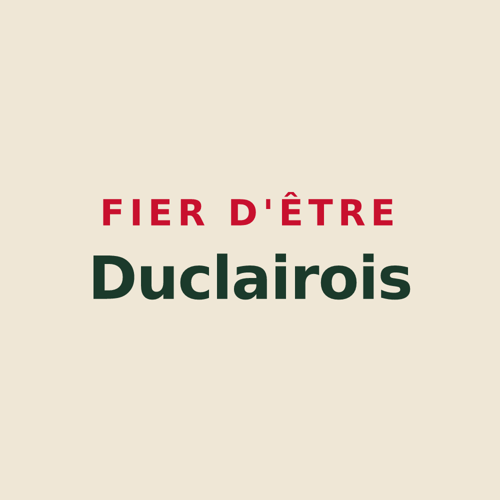 Tote bag « Fier d'être Duclairois » — design pour Duclair