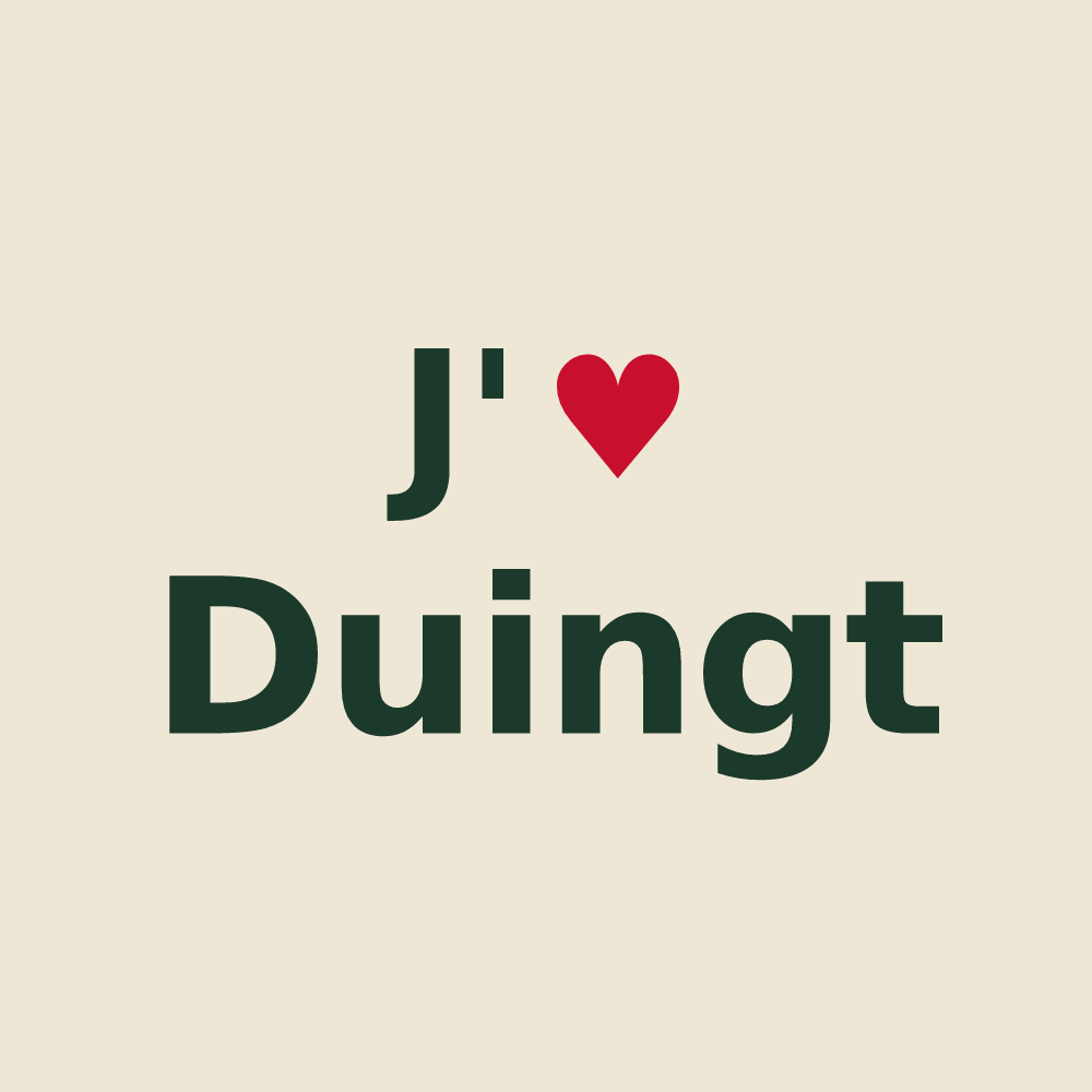 Tote bag personnalisé Duingt — design J'aime Duingt