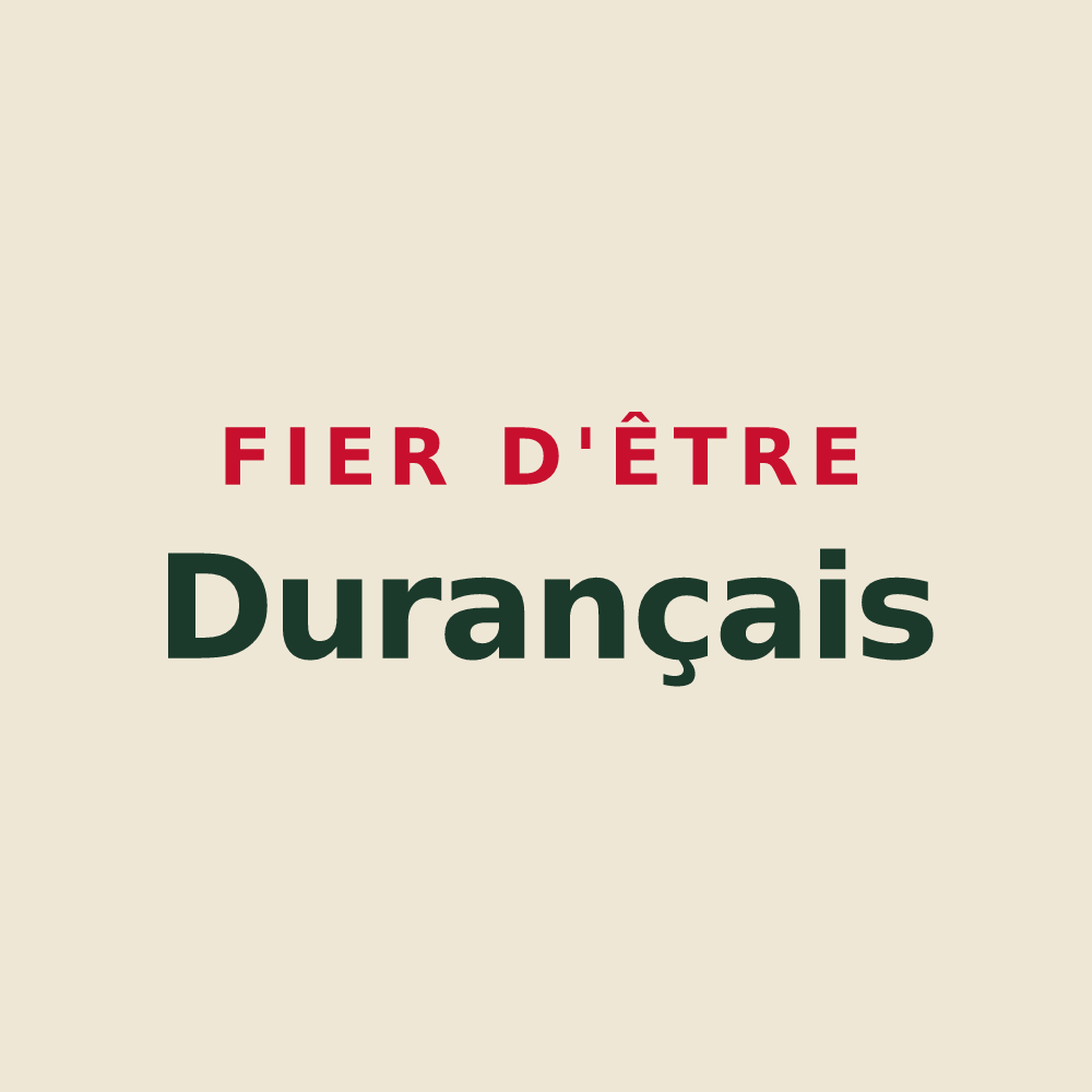 Tote bag « Fier d'être Durançais » — design pour Durance