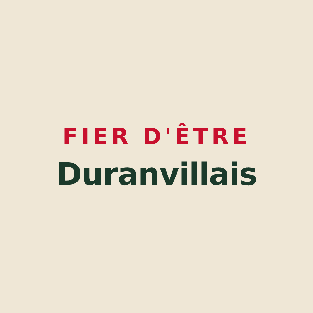 Tote bag « Fier d'être Duranvillais » — design pour Duranville