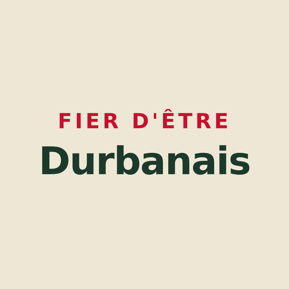 Tote bag « Fier d'être Durbanais » — design pour Durban-sur-Arize