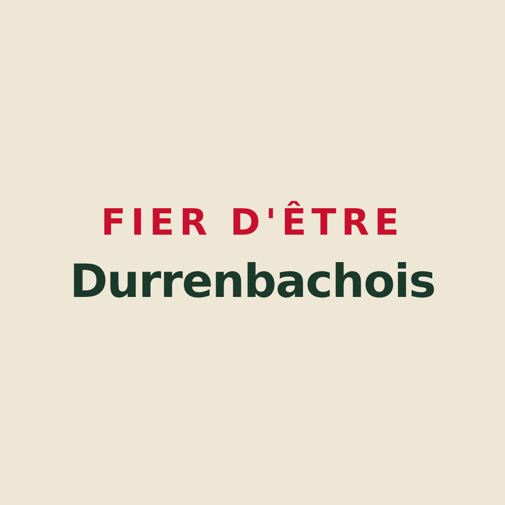 Tote bag « Fier d'être Durrenbachois » — design pour Durrenbach