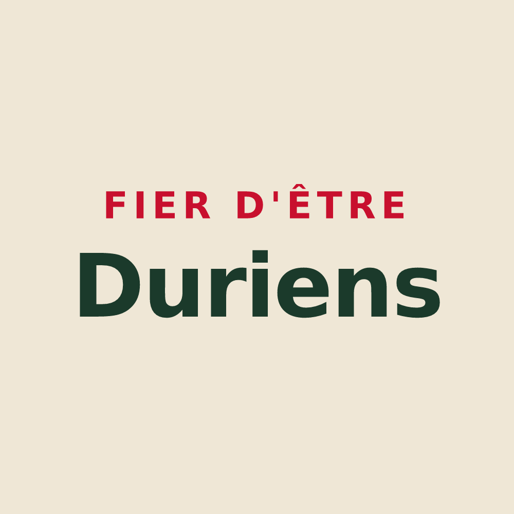 Tote bag « Fier d'être Duriens » — design pour Dury