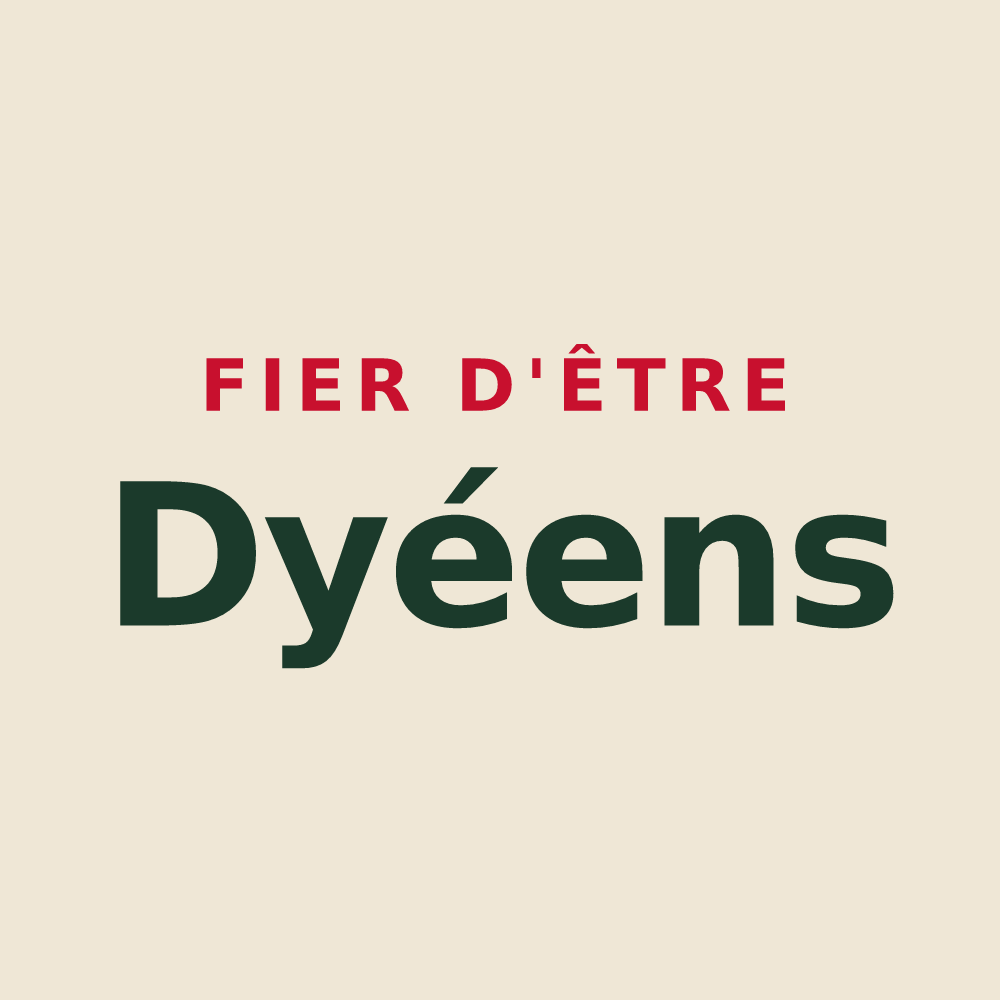 Tote bag « Fier d'être Dyéens » — design pour Dyé
