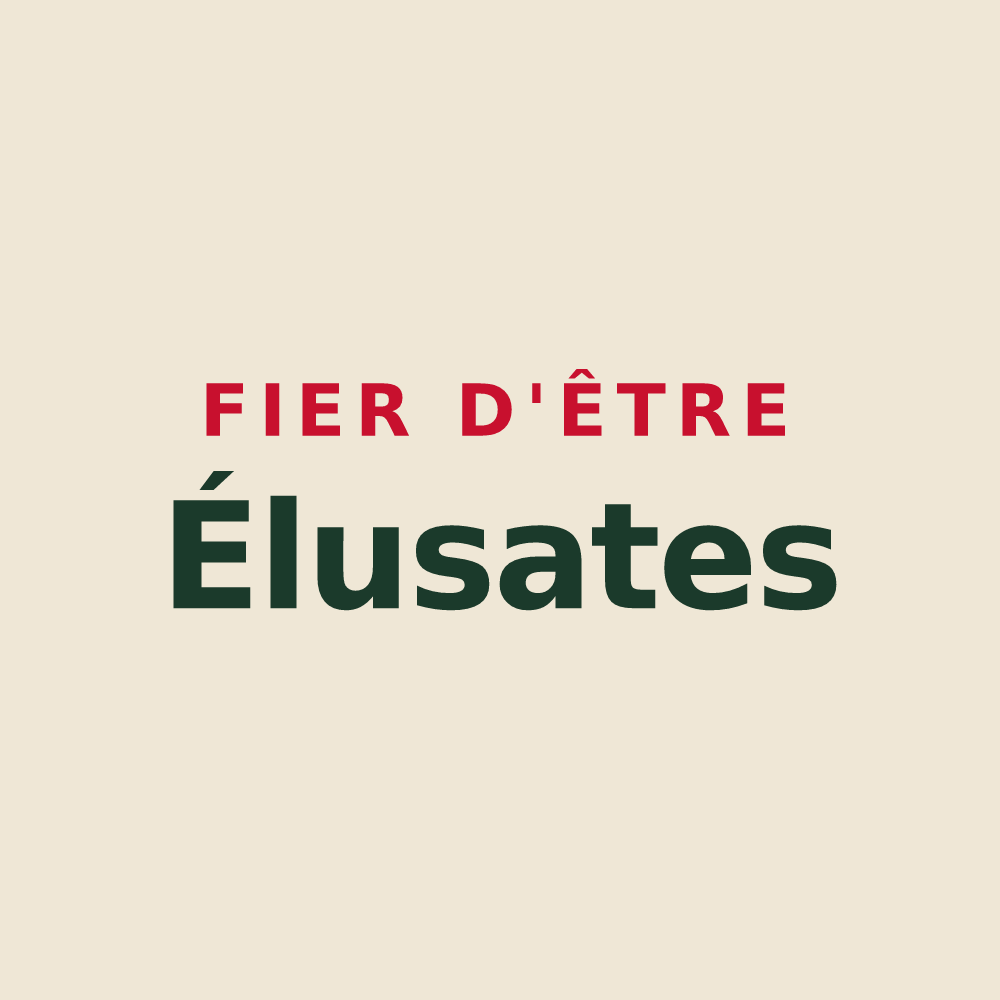 Tote bag « Fier d'être Élusates » — design pour Eauze