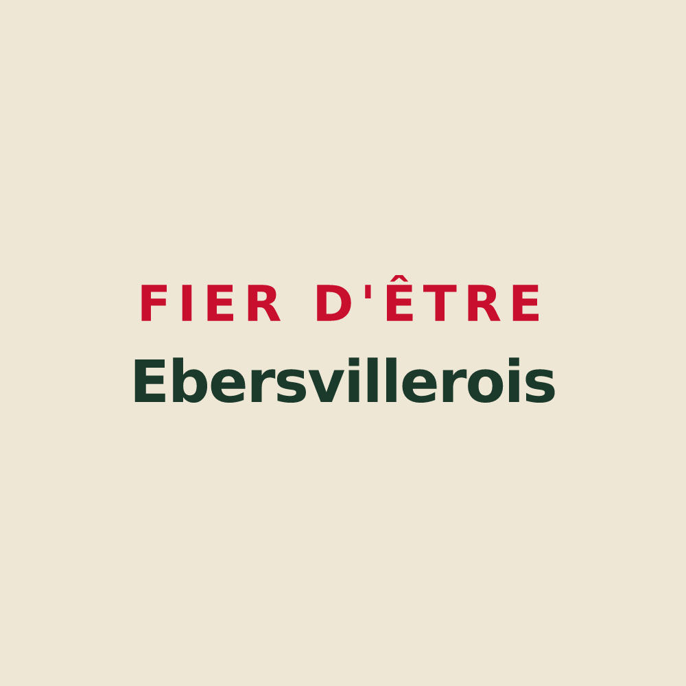 Tote bag « Fier d'être Ebersvillerois » — design pour Ébersviller