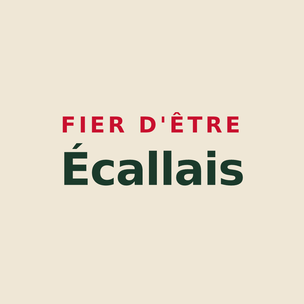 Tote bag « Fier d'être Écallais » — design pour Écalles-Alix