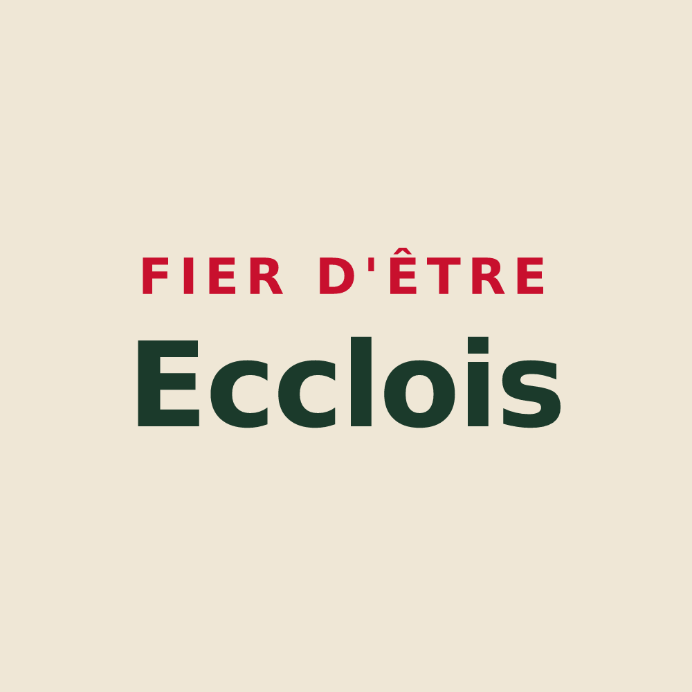 Tote bag « Fier d'être Ecclois » — design pour Eccles