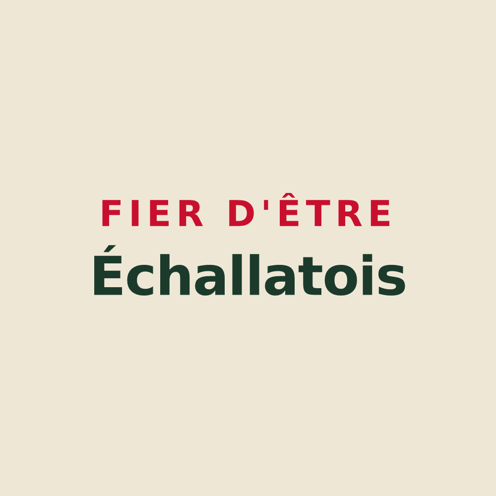 Tote bag « Fier d'être Échallatois » — design pour Échallat