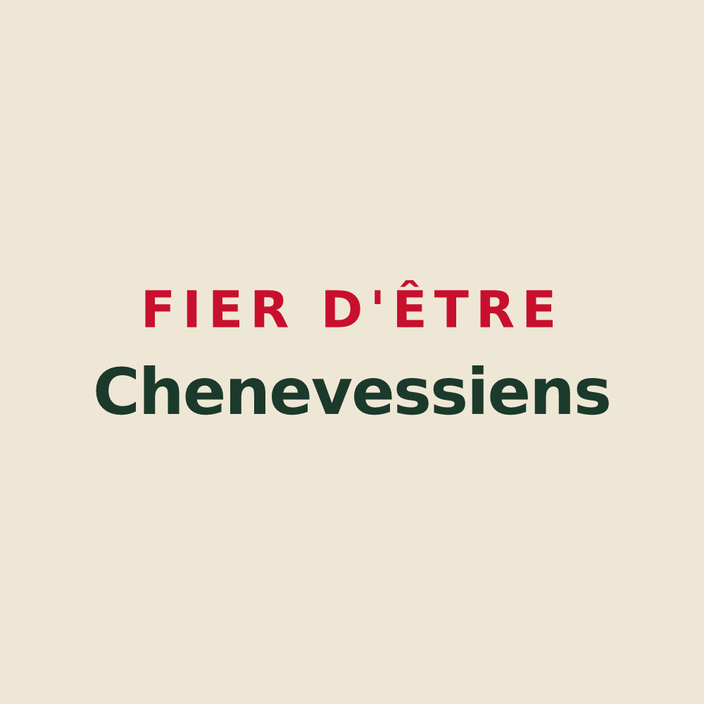 Tote bag « Fier d'être Chenevessiens » — design pour Échenevex