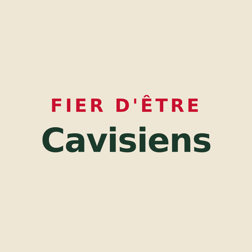 Tote bag « Fier d'être Cavisiens » — design pour Échevis