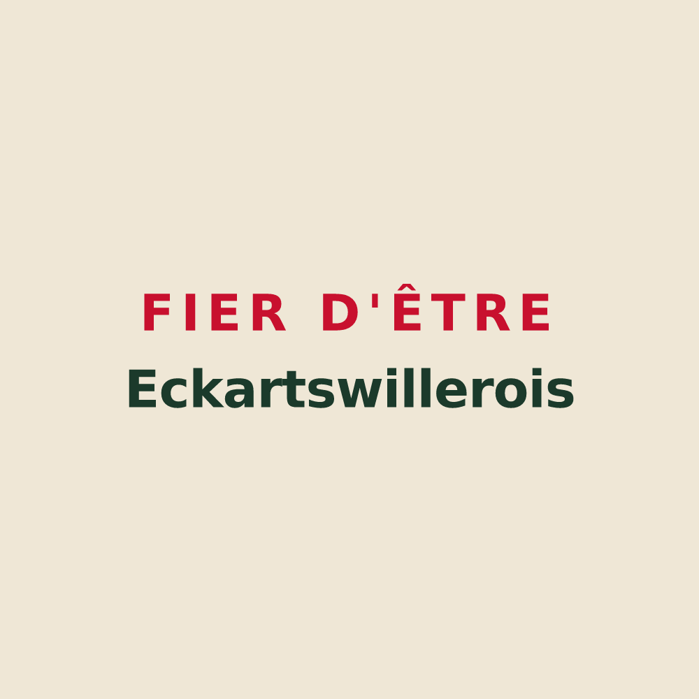 Tote bag « Fier d'être Eckartswillerois » — design pour Eckartswiller