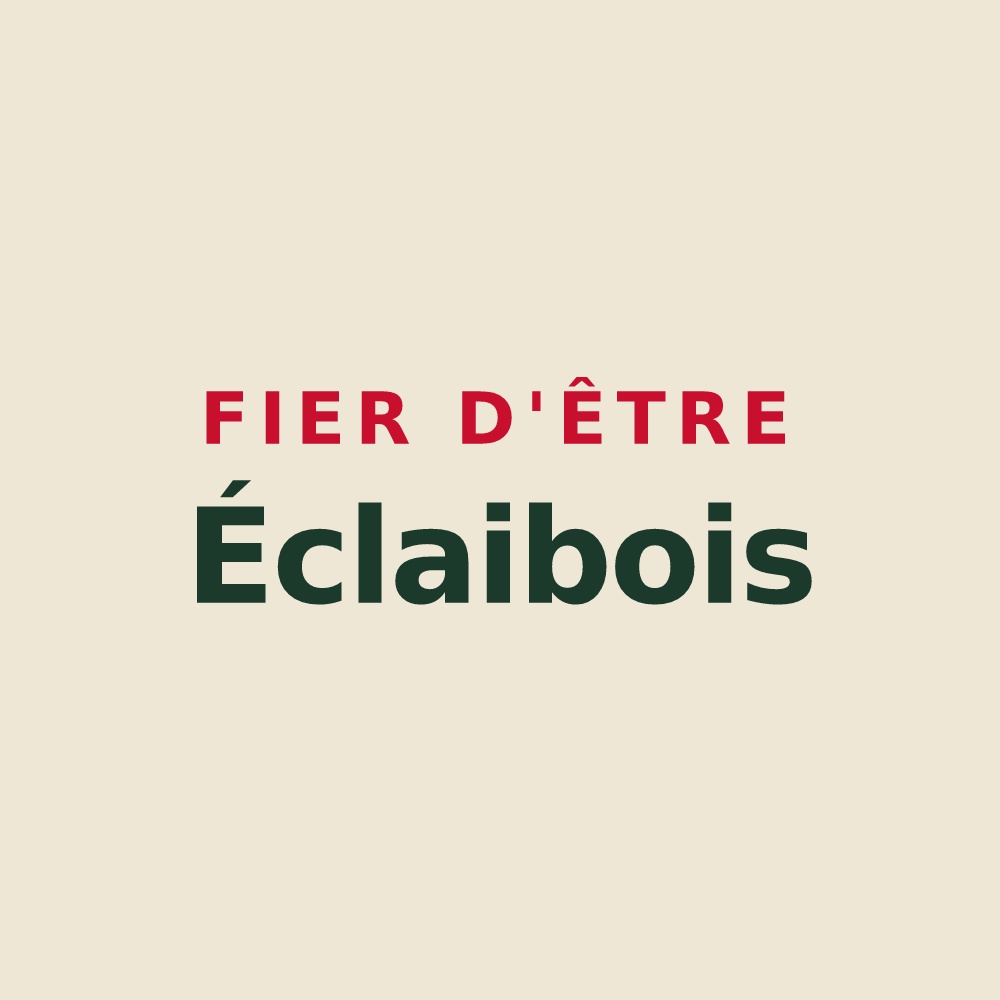 Tote bag « Fier d'être Éclaibois » — design pour Éclaibes