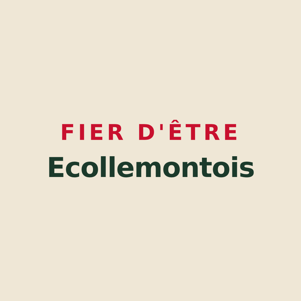 Tote bag « Fier d'être Ecollemontois » — design pour Écollemont