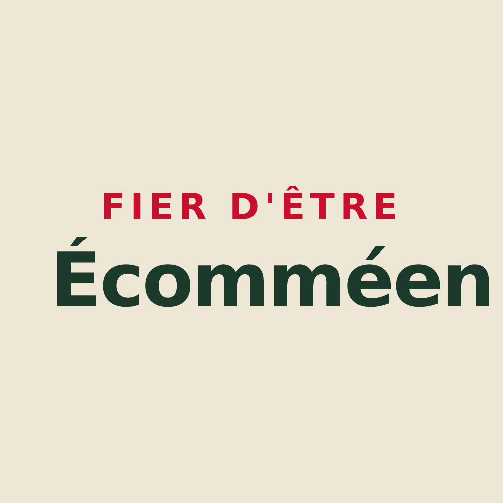 Tote bag « Fier d'être Écomméen » — design pour Écommoy