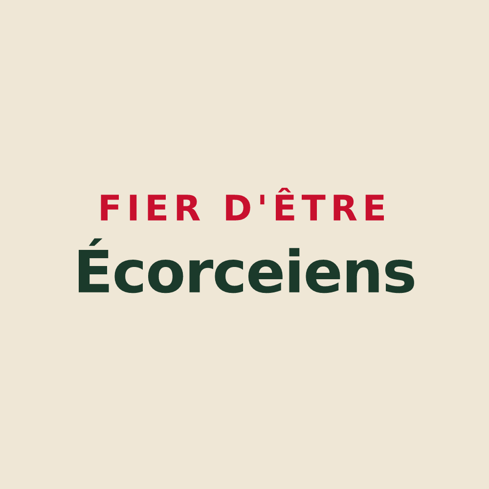 Tote bag « Fier d'être Écorceiens » — design pour Écorcei