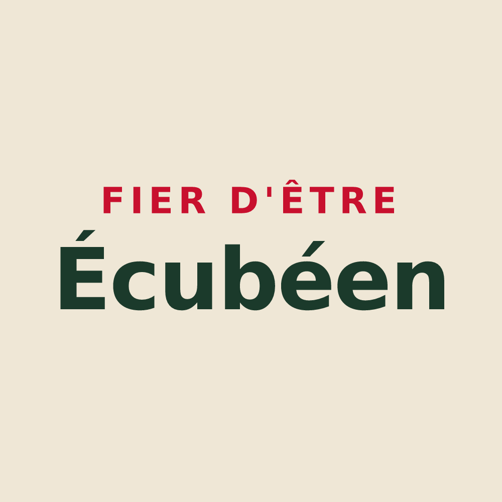 Tote bag « Fier d'être Écubéen » — design pour Écouché-les-Vallées