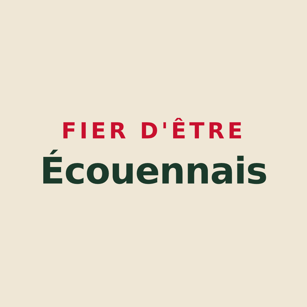 Tote bag « Fier d'être Écouennais » — design pour Écouen