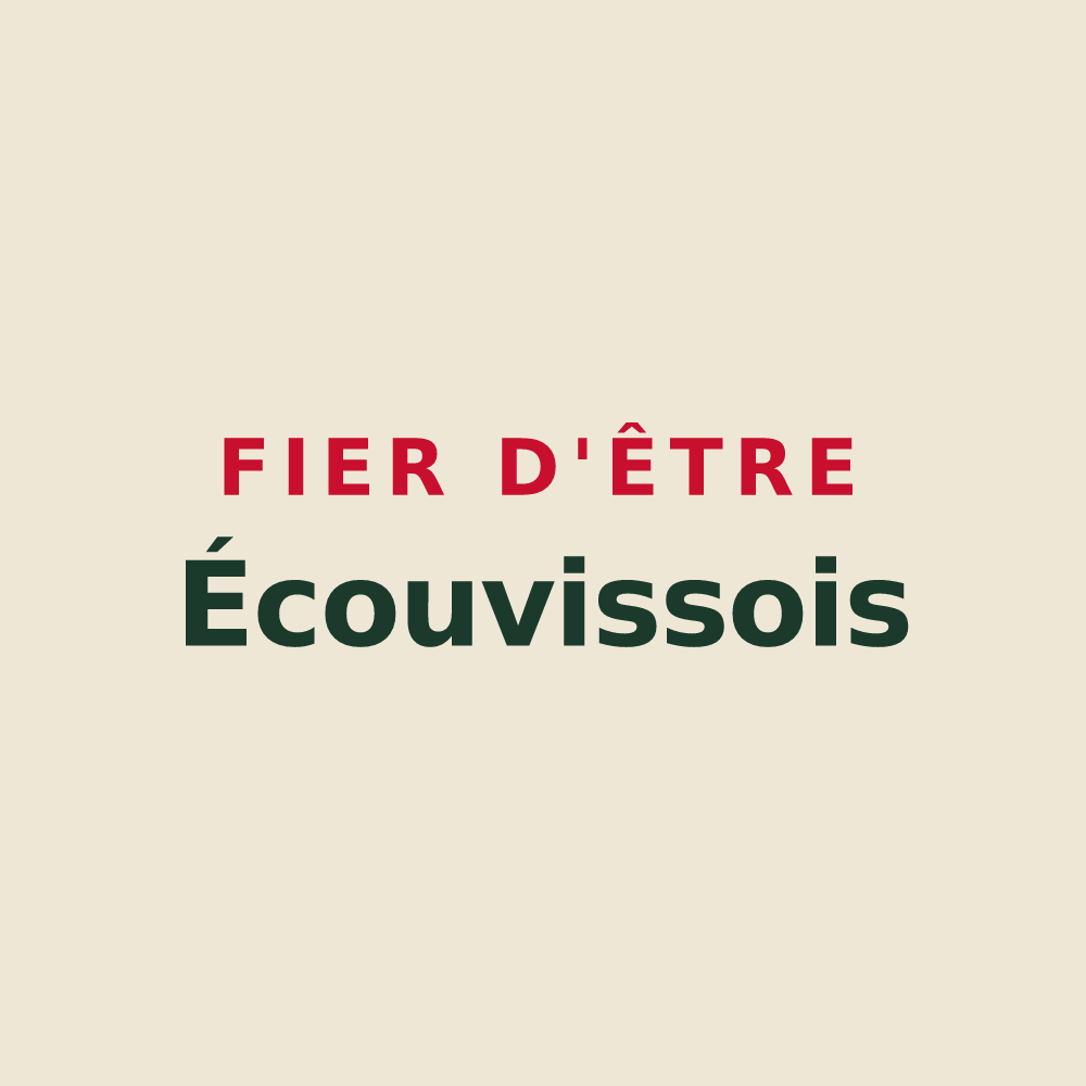 Tote bag « Fier d'être Écouvissois » — design pour Écouviez