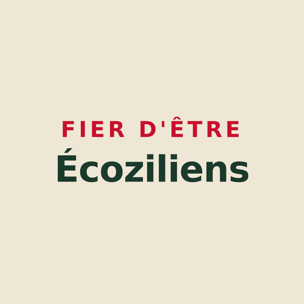 Tote bag « Fier d'être Écoziliens » — design pour Écoyeux