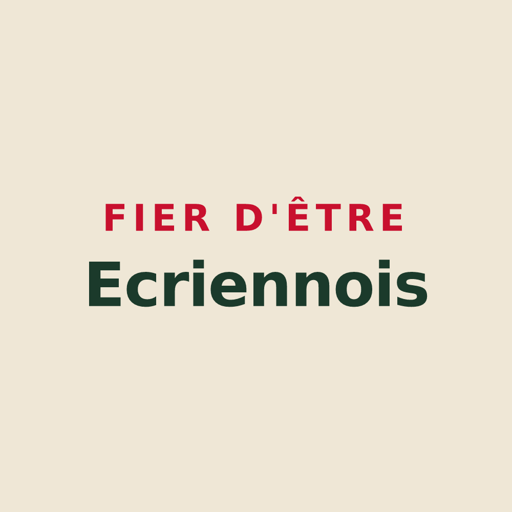 Tote bag « Fier d'être Ecriennois » — design pour Écriennes