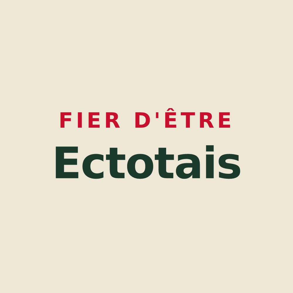 Tote bag « Fier d'être Ectotais » — design pour Ectot-lès-Baons