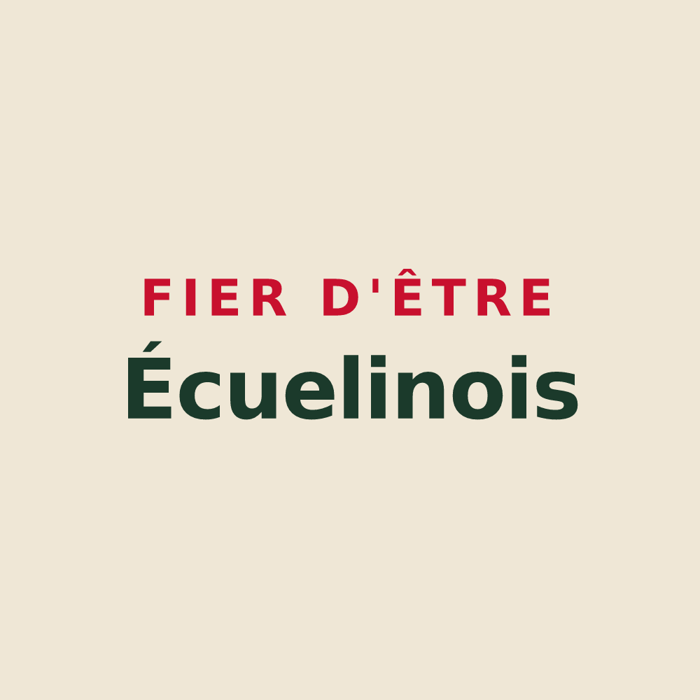 Tote bag « Fier d'être Écuelinois » — design pour Écuélin