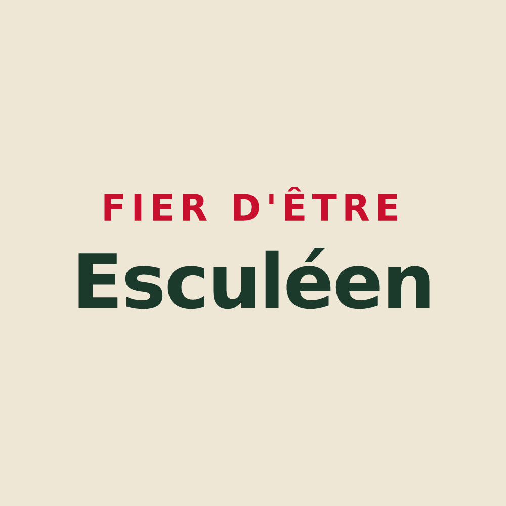 Tote bag « Fier d'être Esculéen » — design pour Écuillé