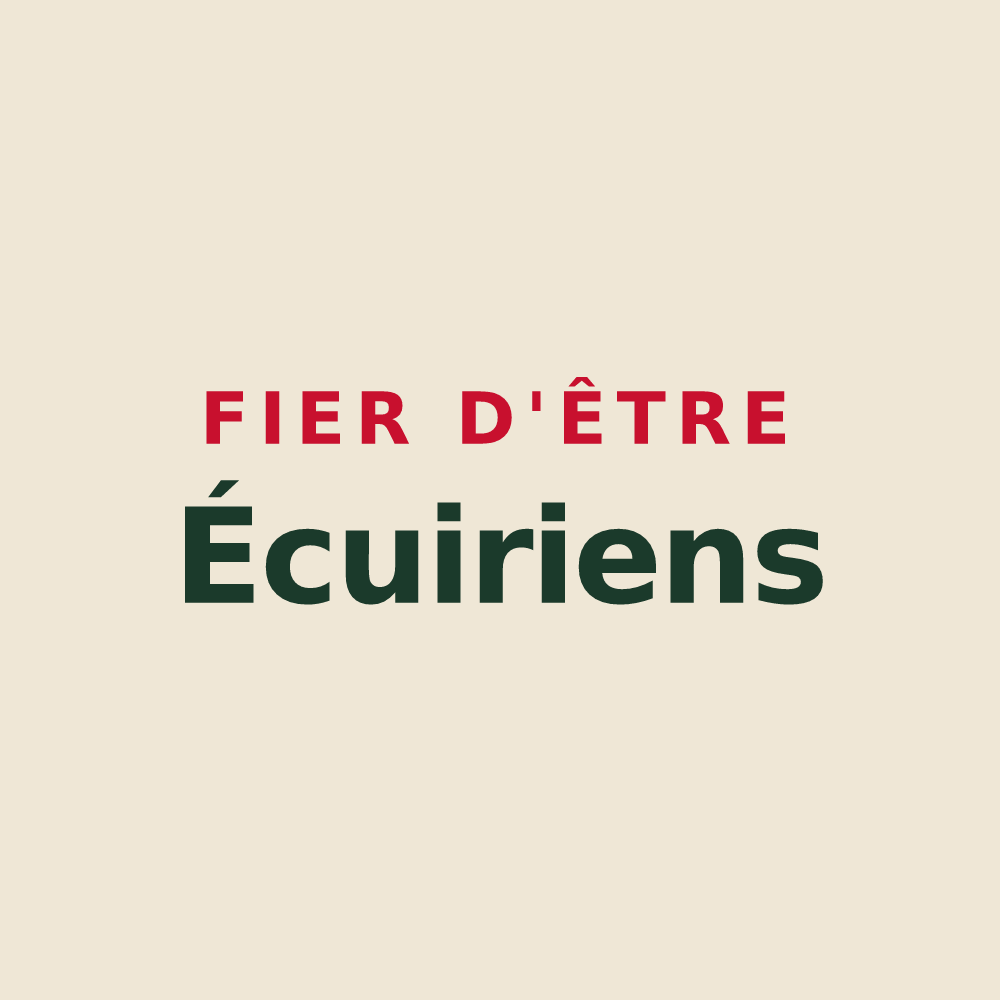 Tote bag « Fier d'être Écuiriens » — design pour Écuires