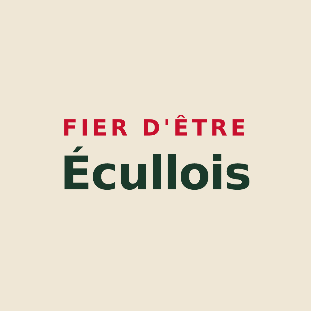 Tote bag « Fier d'être Écullois » — design pour Écully