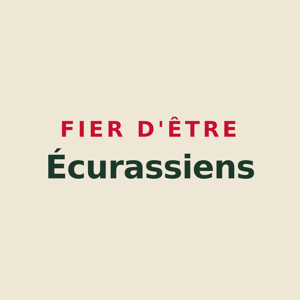 Tote bag « Fier d'être Écurassiens » — design pour Écuras