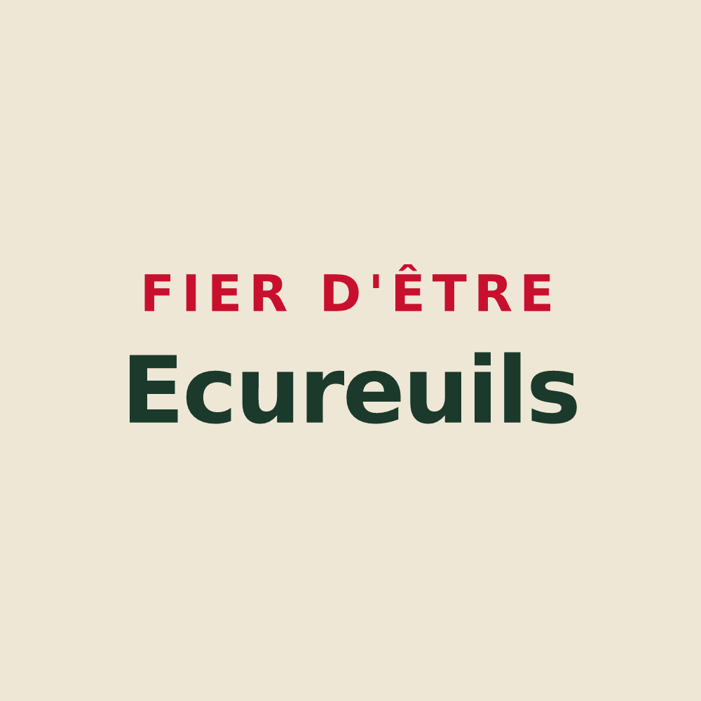 Tote bag « Fier d'être Ecureuils » — design pour Écurey-en-Verdunois