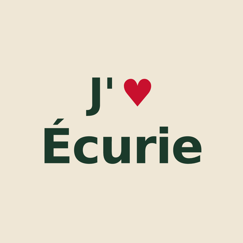 Tote bag personnalisé Écurie — design J'aime Écurie