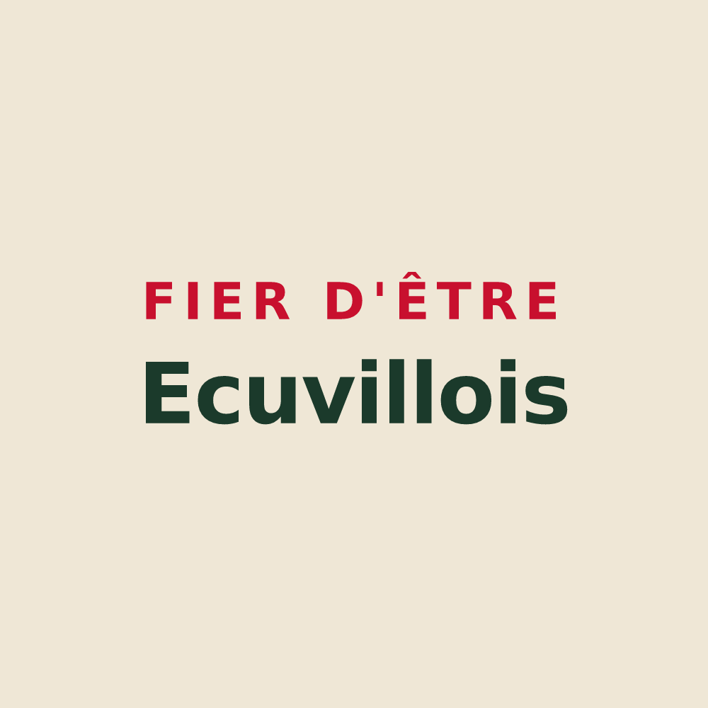 Tote bag « Fier d'être Ecuvillois » — design pour Écuvilly