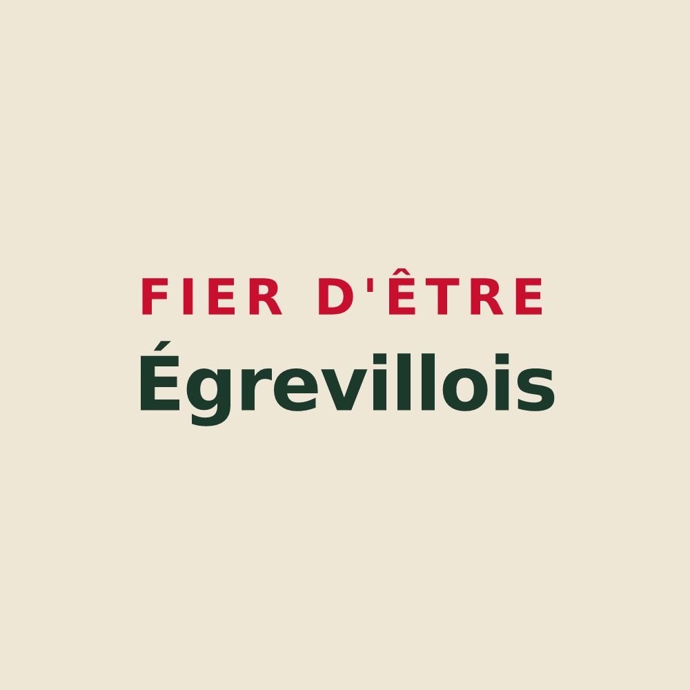 Tote bag « Fier d'être Égrevillois » — design pour Égreville