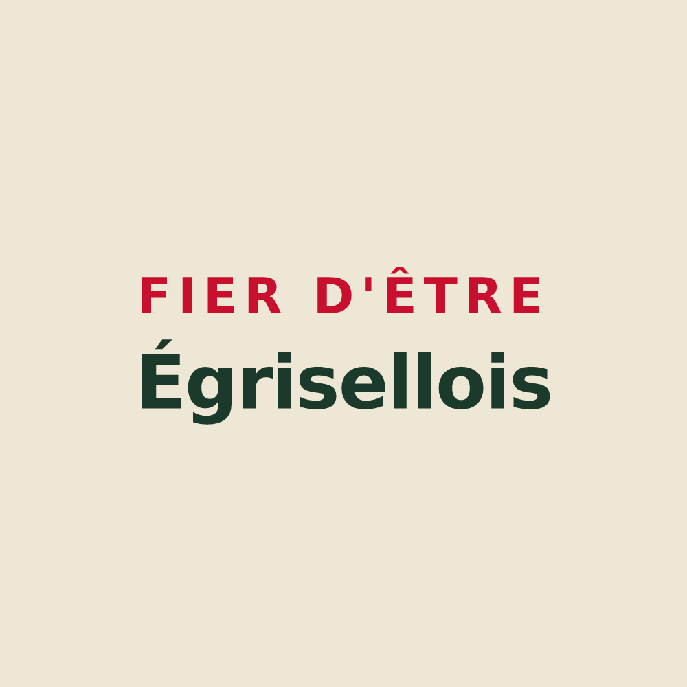 Tote bag « Fier d'être Égrisellois » — design pour Égriselles-le-Bocage