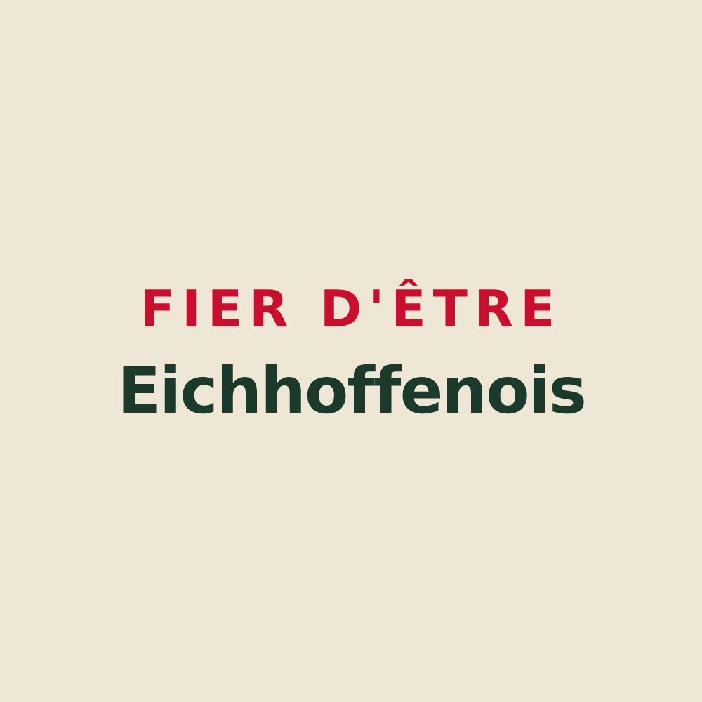 Tote bag « Fier d'être Eichhoffenois » — design pour Eichhoffen
