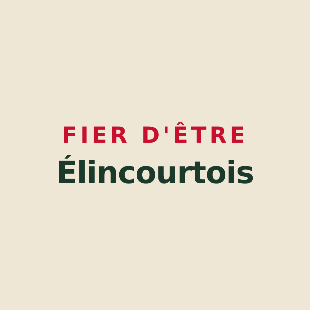 Tote bag « Fier d'être Élincourtois » — design pour Élincourt