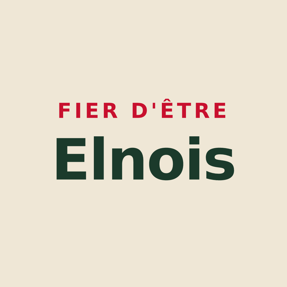 Tote bag « Fier d'être Elnois » — design pour Elnes