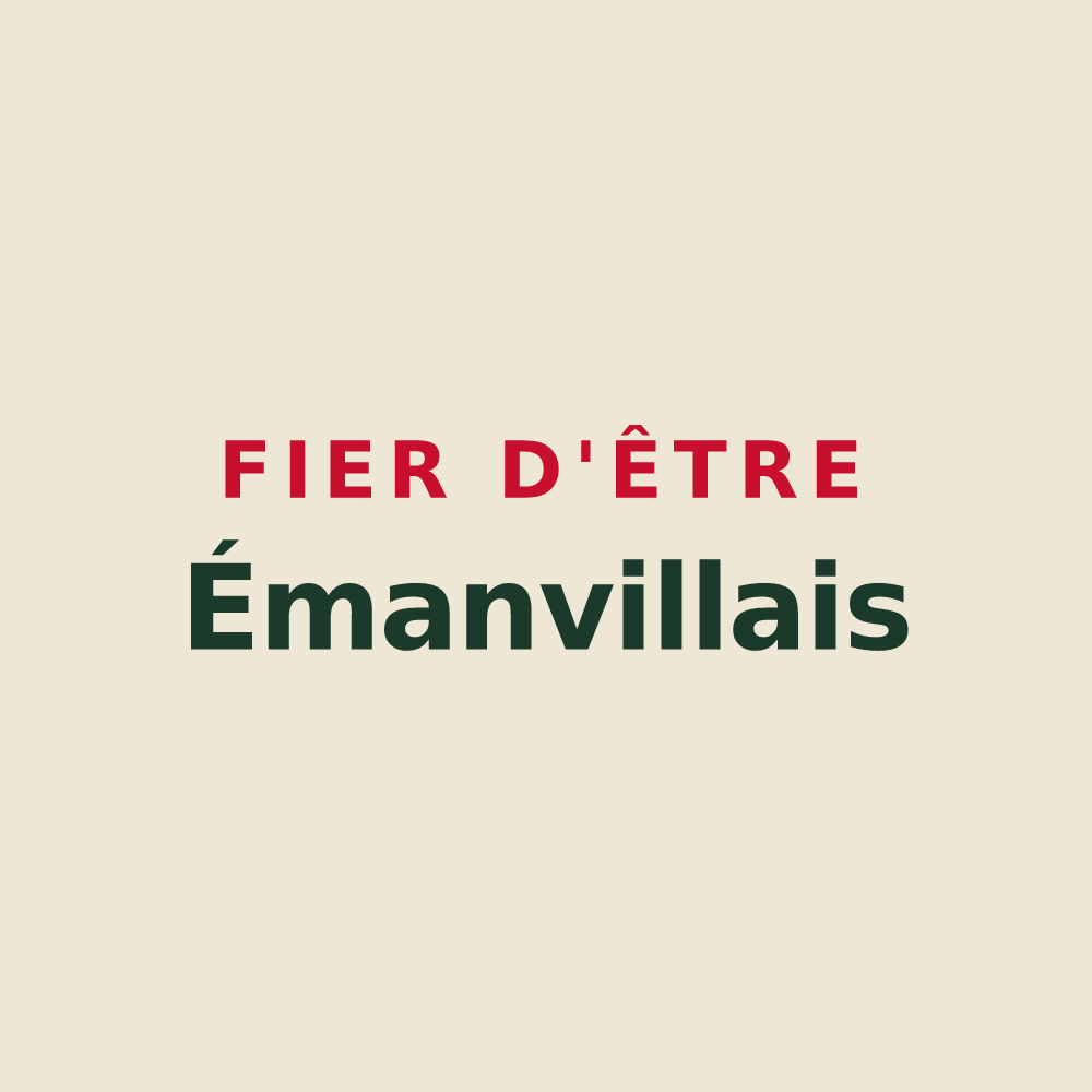 Tote bag « Fier d'être Émanvillais » — design pour Émanville