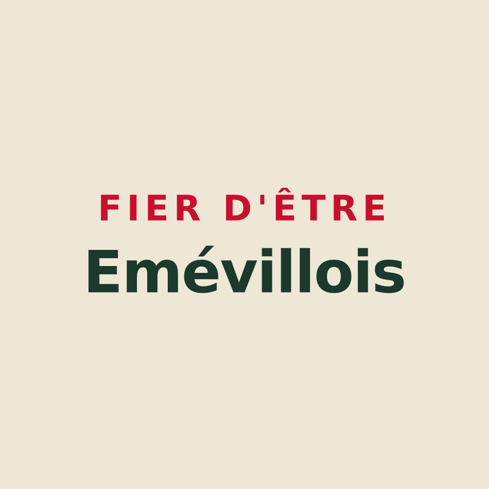 Tote bag « Fier d'être Emévillois » — design pour Éméville